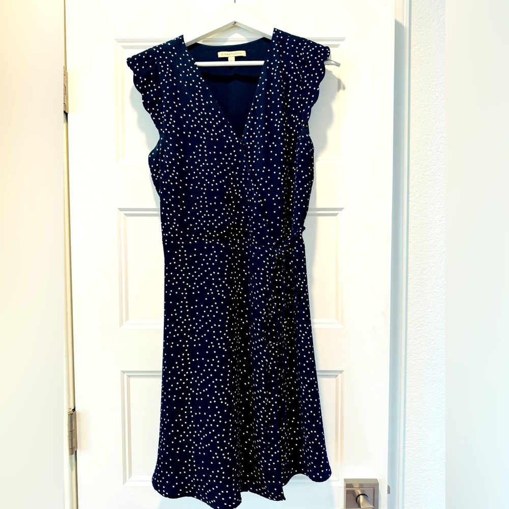 Hawthorne Wrap Polka Dot dress
